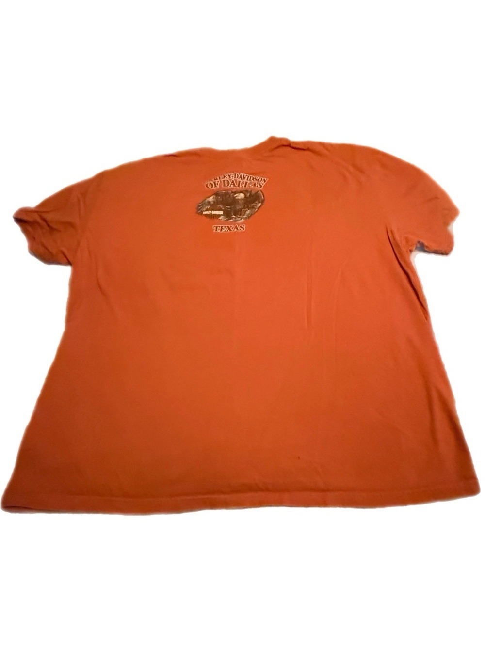 Authentic Harley-Davidson Unisex Burt Orange Texas Road Graphic Short Sleeve Tee - Picture 4 of 15